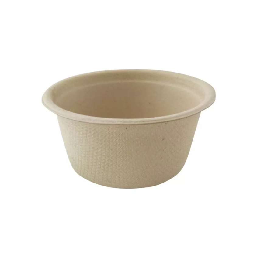 BAGASSE SAUCE CONTAINER WITH PET LID-CARTON OF 1000 PCS