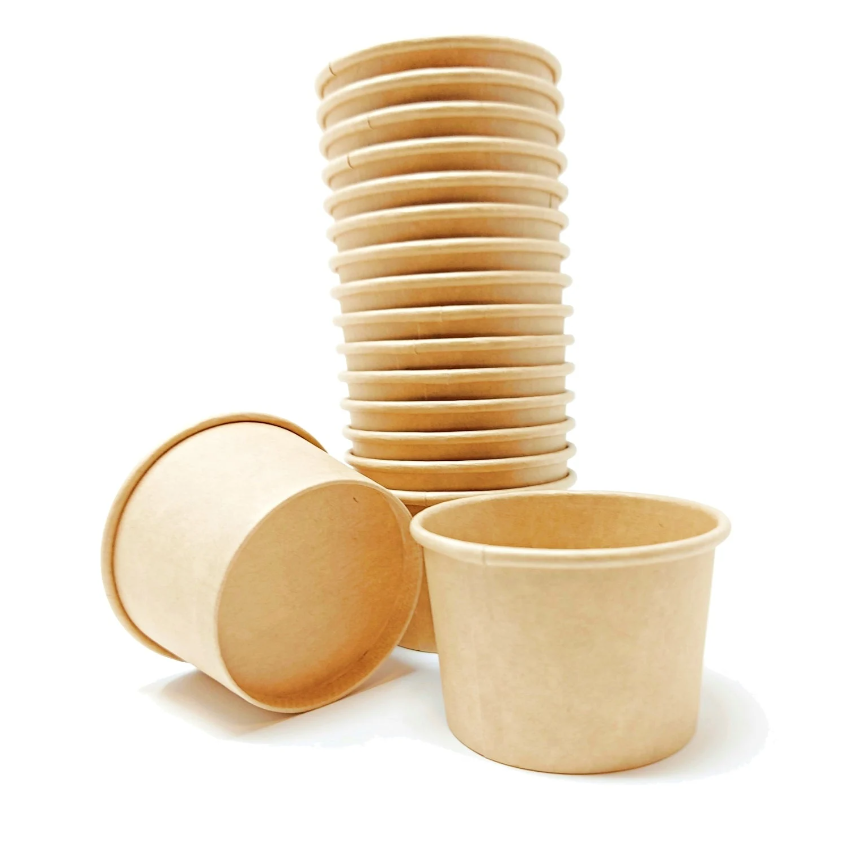 KRAFT2 OZ SAUCE CONTAINER WITH PET LID-CARTON OF 1000 PCS