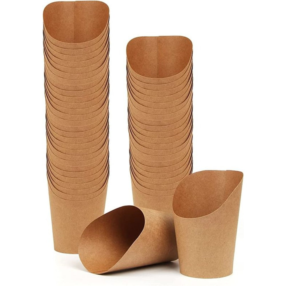 12 OZ-KRAFT FRENCH FRIES CUP BROWN - CARTON OF 1000 PCS