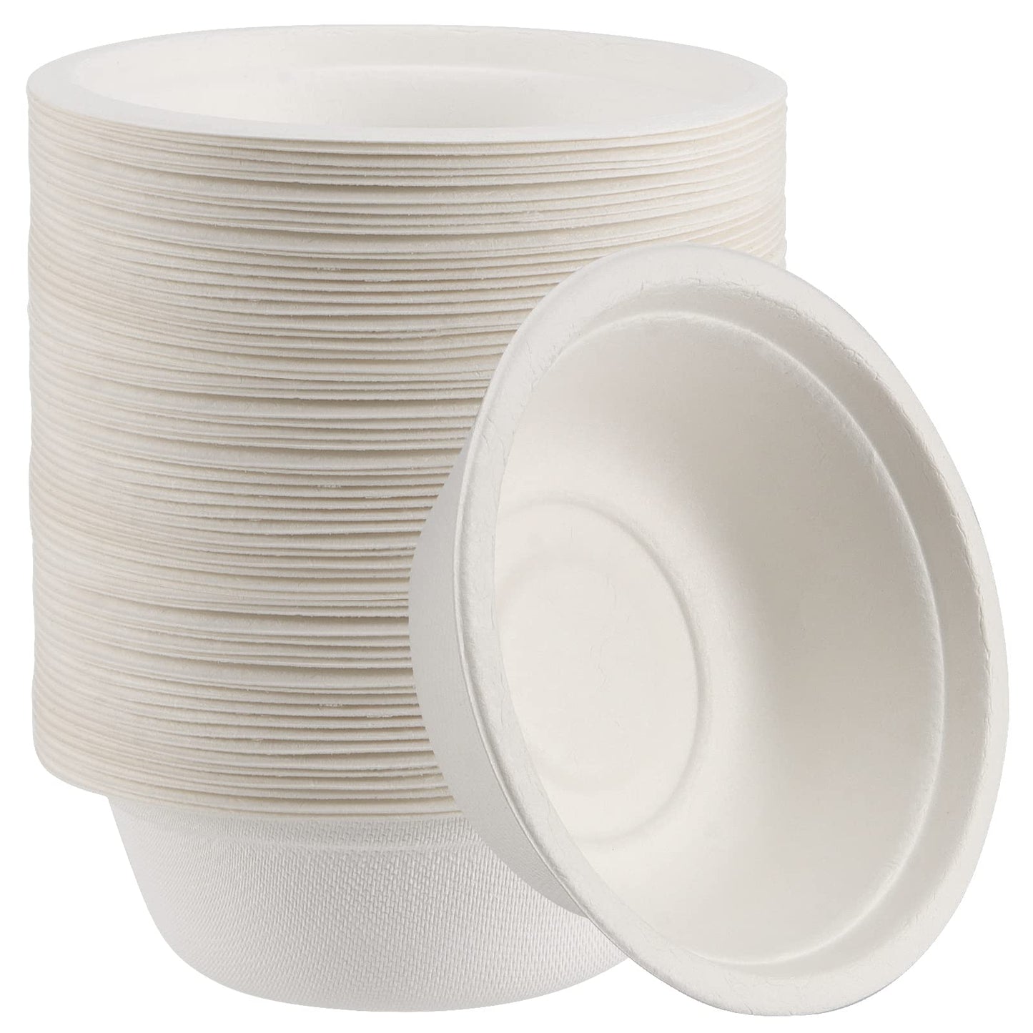 BAGASSE BOWL (12 OZ-350ML) NATURAL-CARTON OF 1000PCS