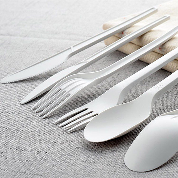 PLA CUTLERY SET- CARTON OF 500 PCS