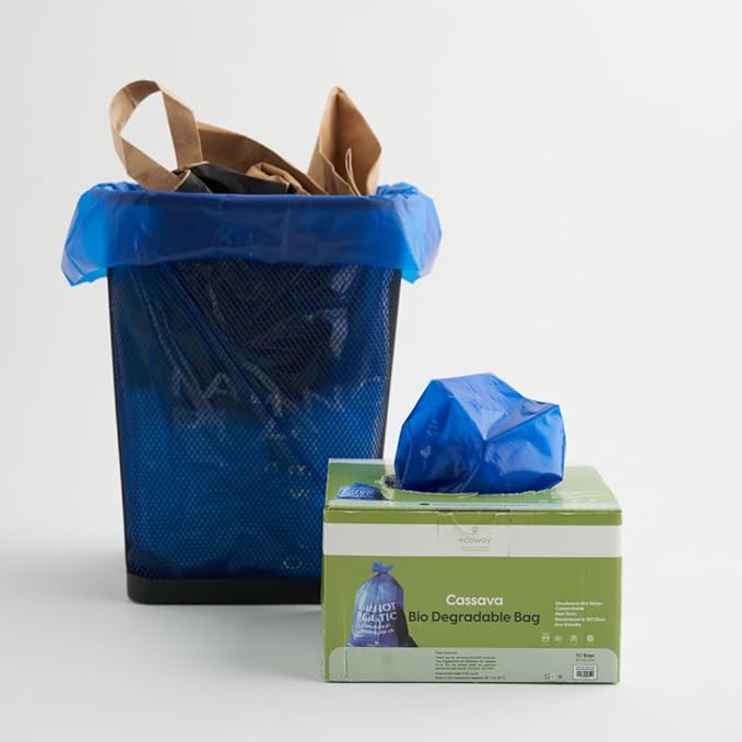 COMPOSTABLE ORGANIC BAGS-40 CM X 50 CM-BLUE