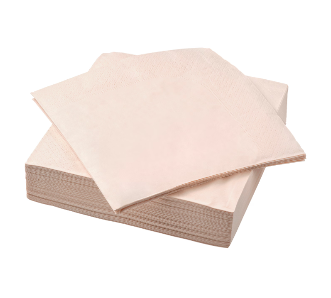KRAFT PAPER NAPKINS 33 X 33 CM - CARTON OF 2000 PCS