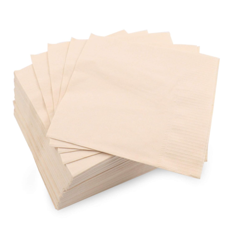 KRAFT PAPER NAPKINS 33 X 33 CM - CARTON OF 2000 PCS