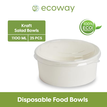 Kraft Salad Bowls - White