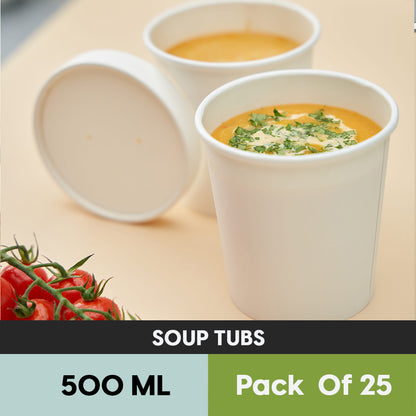 Kraft Soup Tubs - White