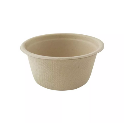 2 OZ BAGASSE SAUCE CONTAINER WITH PET LID-PACK OF 2000 PCS