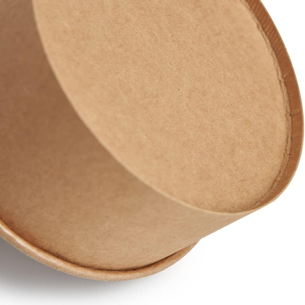 ecoway Compostable Heavy Duty Made Of Paper - [17 Ounce - 500 Ml, Pack Of 25] Disposable Bowls Eco-Friendly Biodegradable Perfect For Salad, Soup, Dessert, Hot or Cold Use