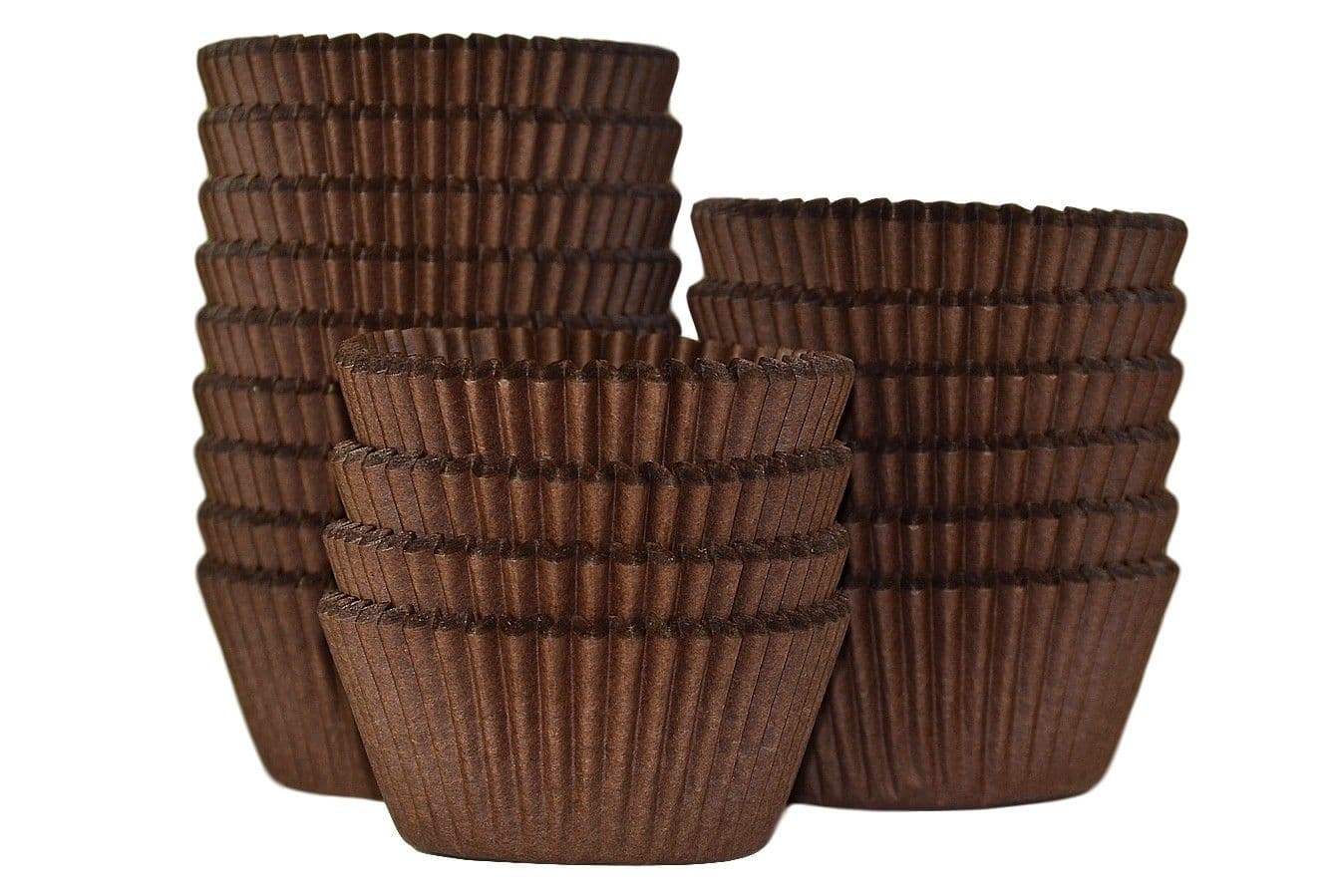 CAKE CUP BROWN 6 CM- PACK OF 50 X 1000 PCS