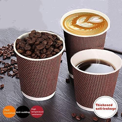 KRAFT RIPPLE CUP - PACK OF 500 PCS