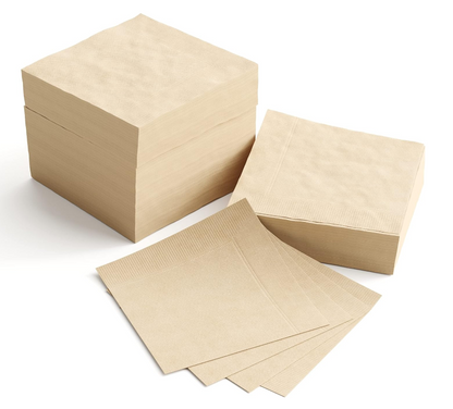 33 X 33 CM-KRAFT PAPER NAPKINS-PACK OF 2000 PCS