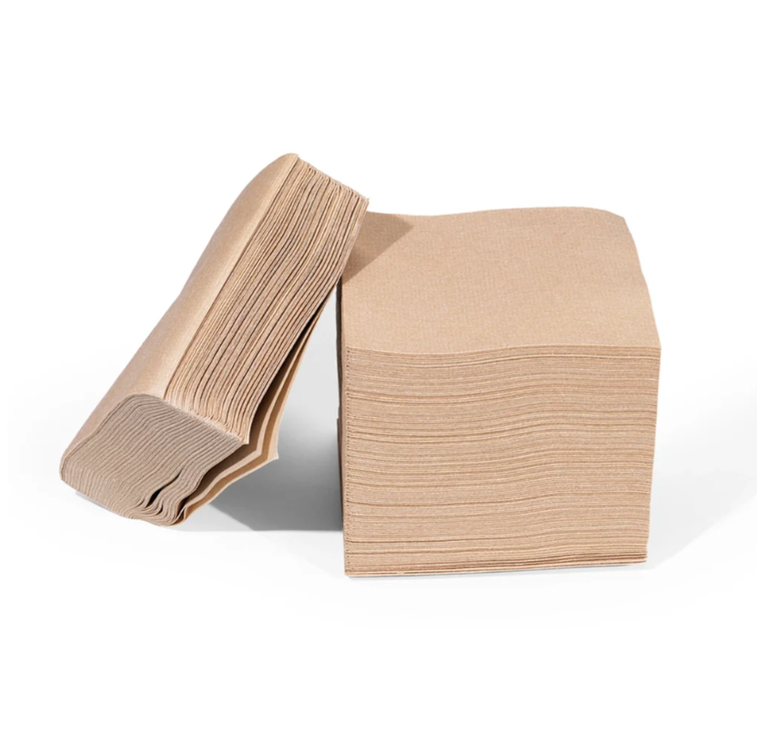 33 X 33 CM-KRAFT PAPER NAPKINS-PACK OF 2000 PCS