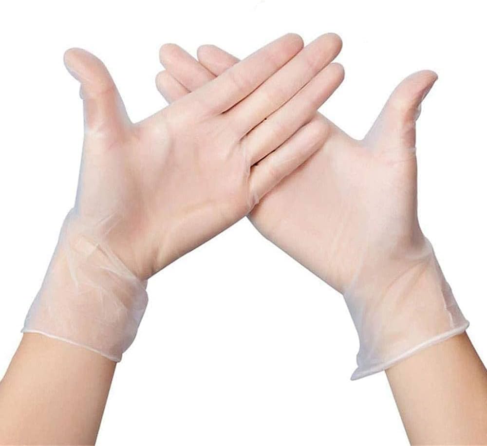 VINYL GLOVES CLEAR- CARTON OF 1000 PCS