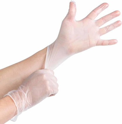 VINYL GLOVES CLEAR- CARTON OF 1000 PCS