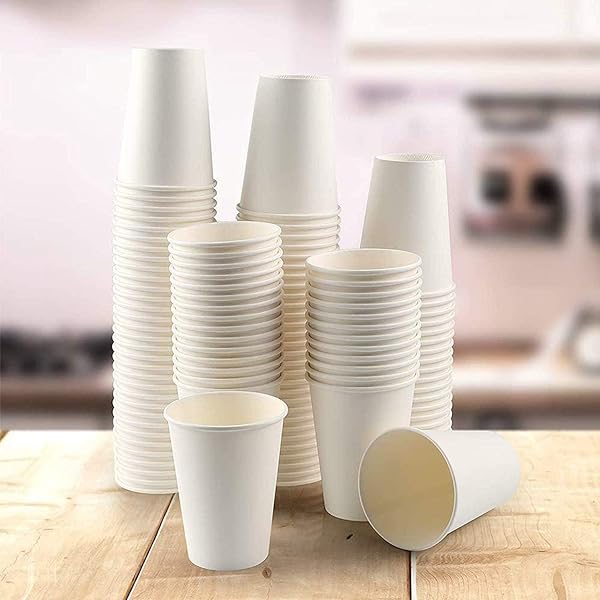 WHITE SINGLE WALL CUP 12 OZ- PACK OF 1000 PCS