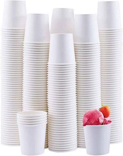 WHITE SINGLE WALL CUP 4 OZ- PACK OF 1000 PCS